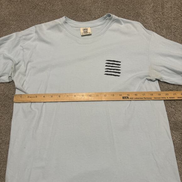 The Chainsmokers Tour Shirt WWJ Tour Size Medium Light Blue Long Sleeve - Picture 3 of 5